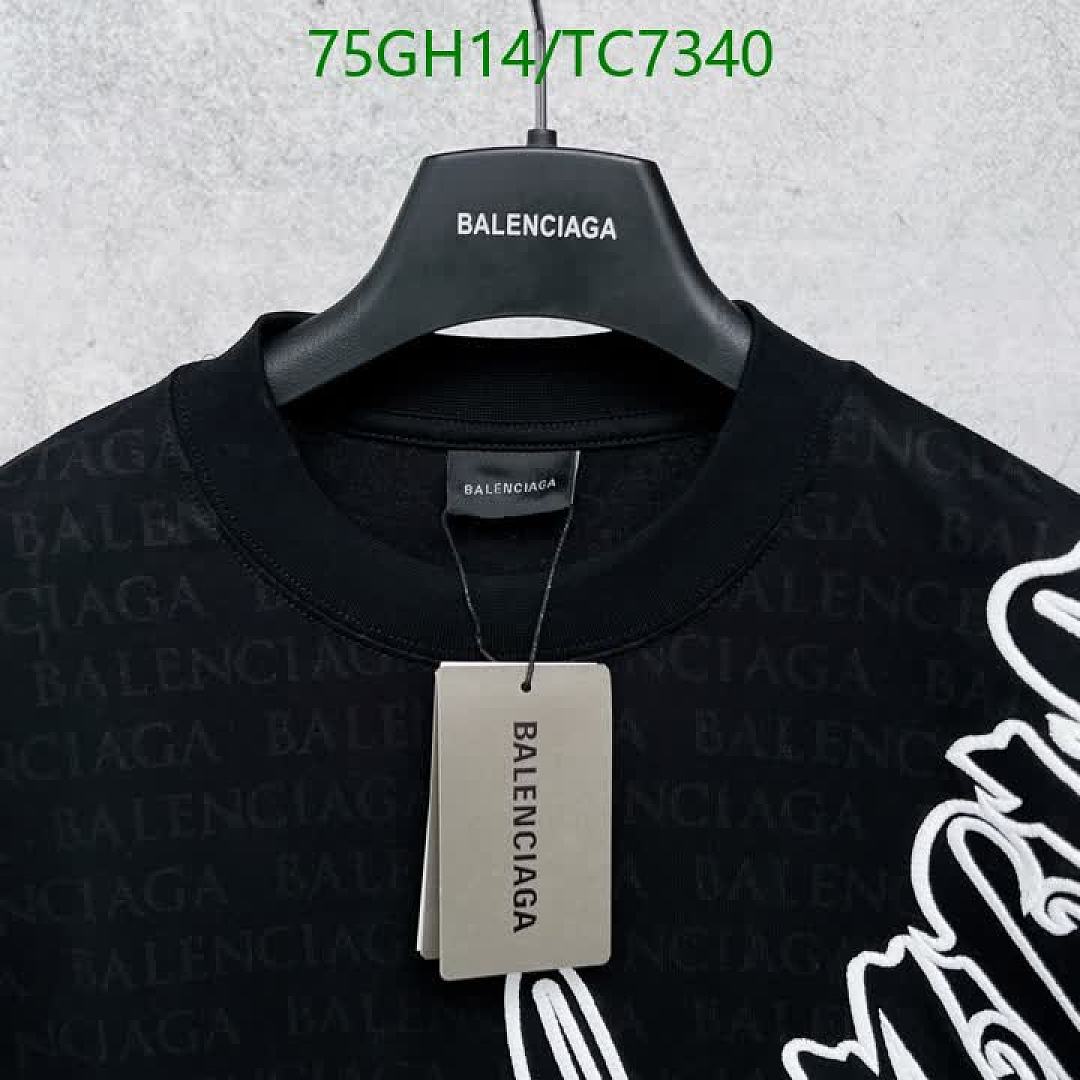 Balenciaga-Clothing Code: TC7340 $: 75USD