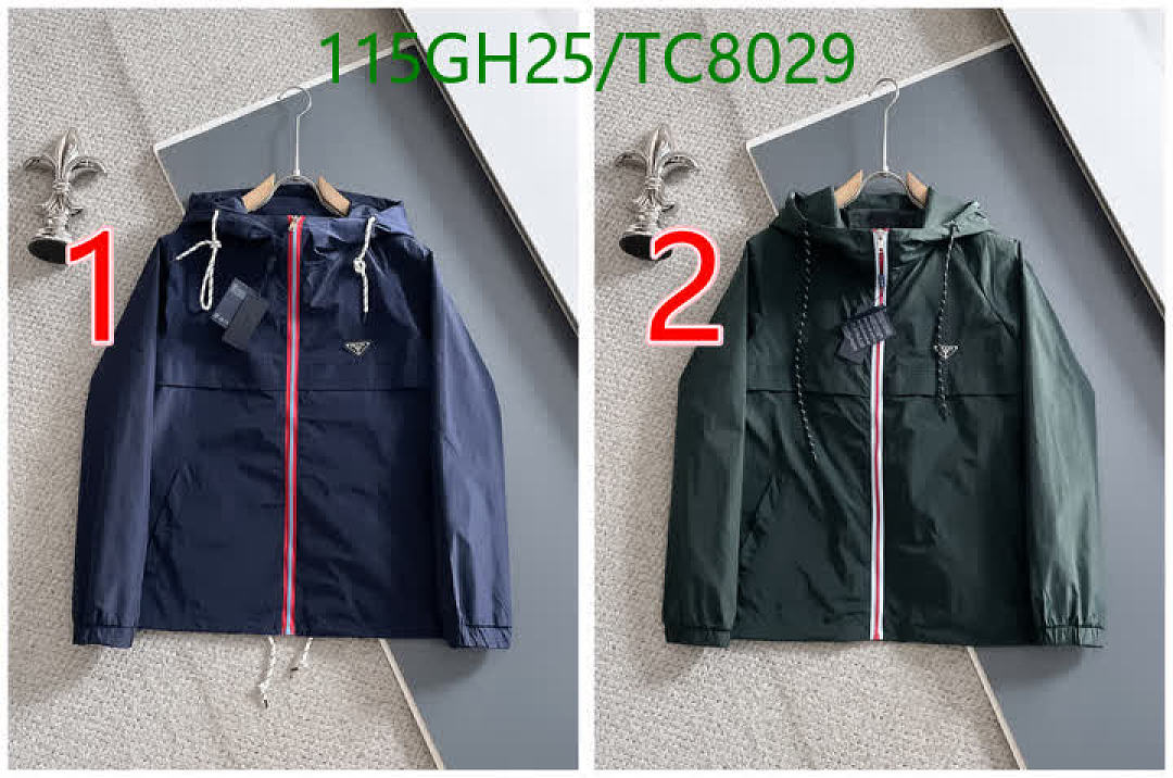 Prada-Clothing Code: TC8029 $: 115USD
