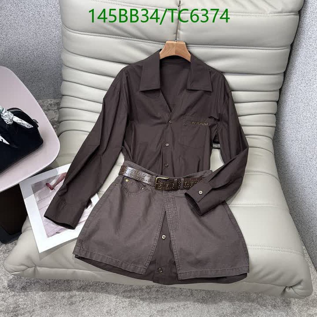 Miu Miu-Clothing Code: TC6374 $: 145USD