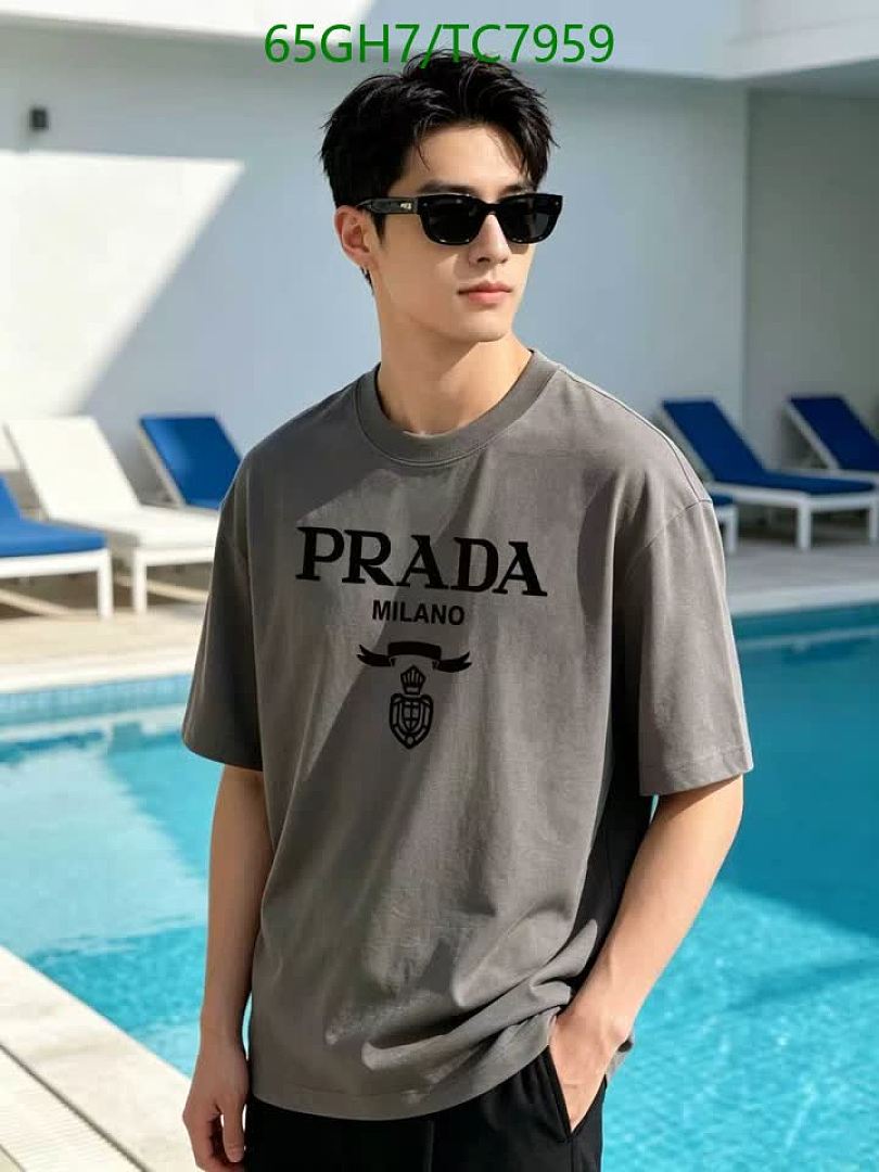 Prada-Clothing Code: TC7959 $: 65USD