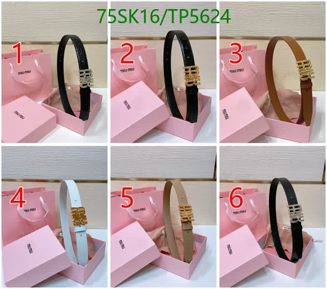 MIU MIU-Belts Code: TP5624 $: 75USD