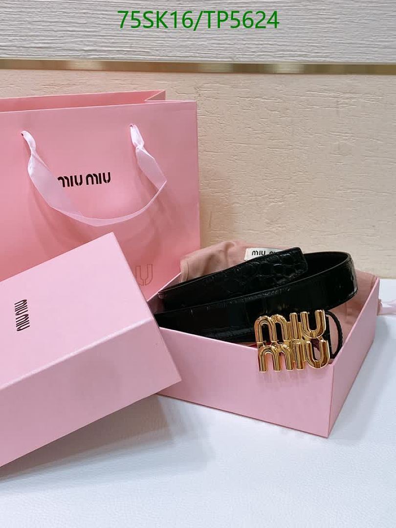 MIU MIU-Belts Code: TP5624 $: 75USD