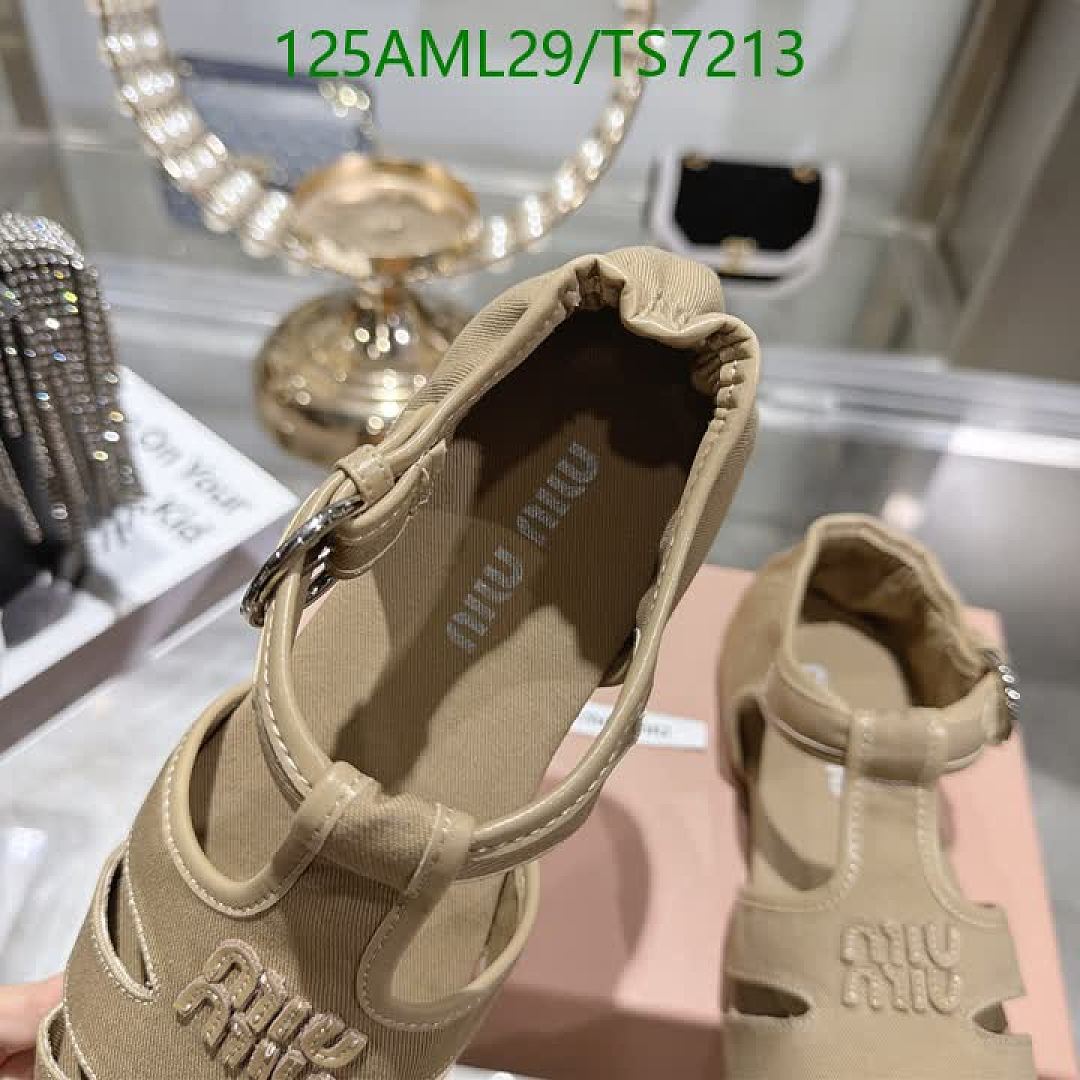 Miu Miu-Shoes(Women) Code: TS7213 $: 125USD