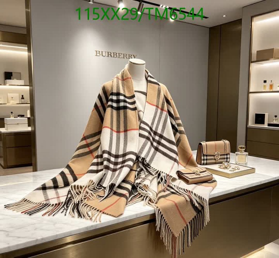 Burberry-Scarves Code: TM6544 $: 115USD