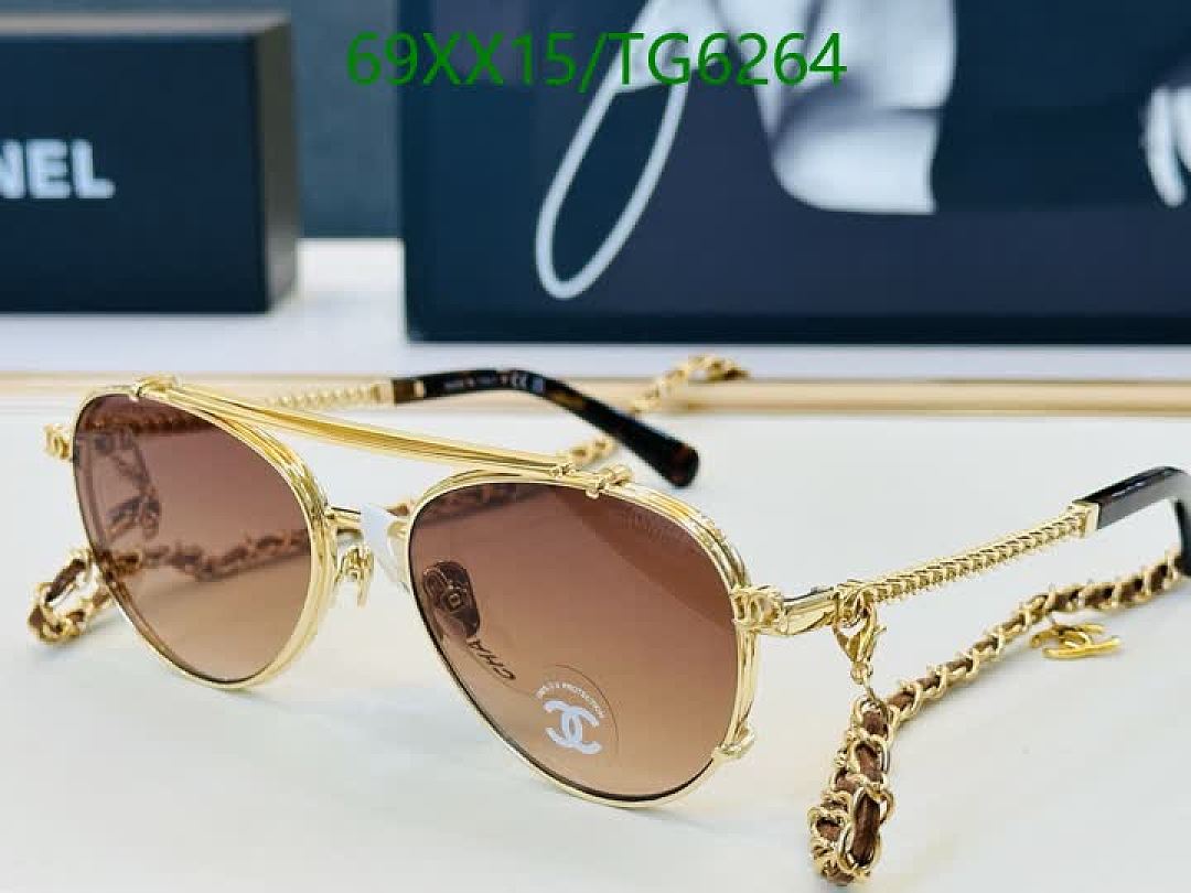 Chanel-Glasses Code: TG6264 $: 69USD
