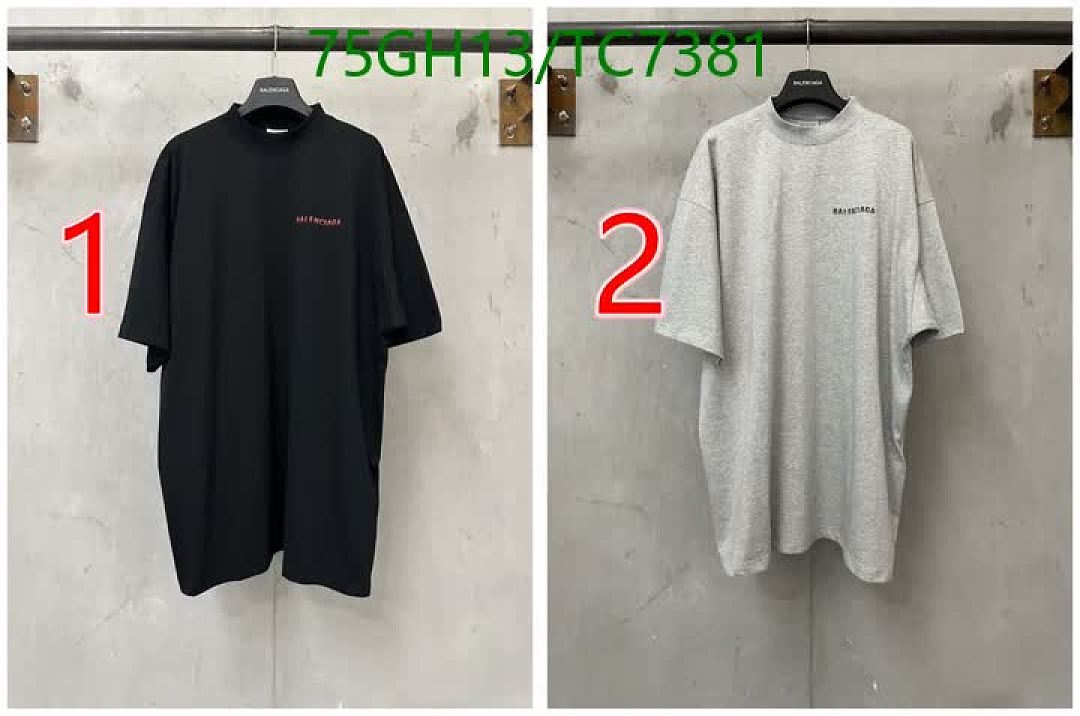 Balenciaga-Clothing Code: TC7381 $: 75USD