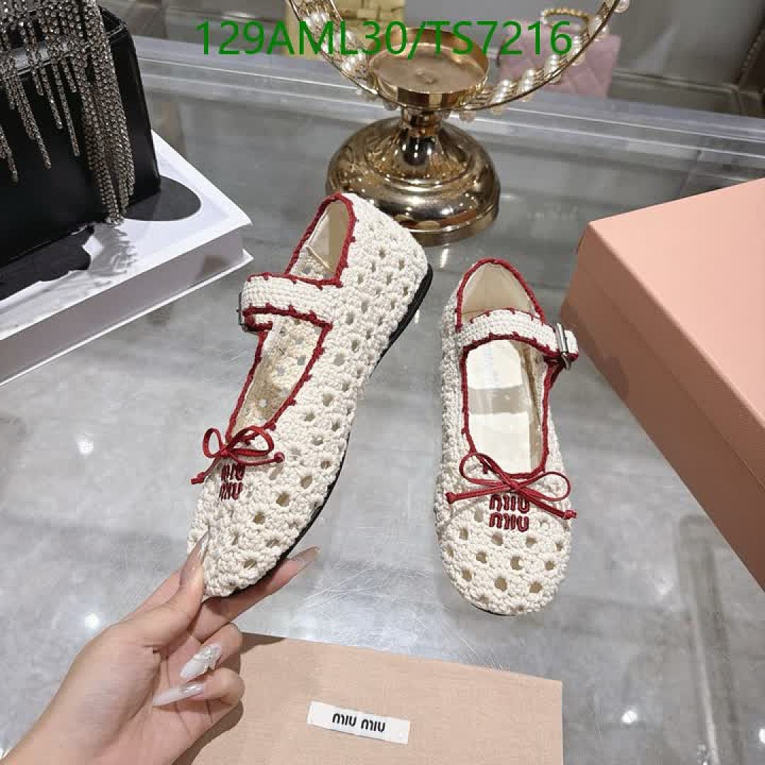 Miu Miu-Shoes(Women) Code: TS7216 $: 129USD