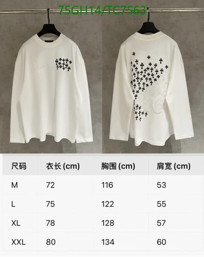 Chrome Hearts-Clothing Code: TC7563 $: 75USD