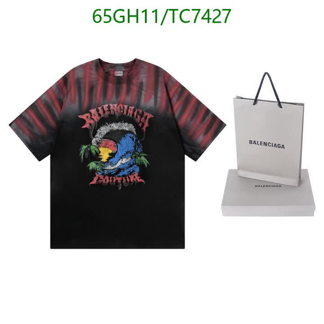 Balenciaga-Clothing Code: TC7427 $: 65USD