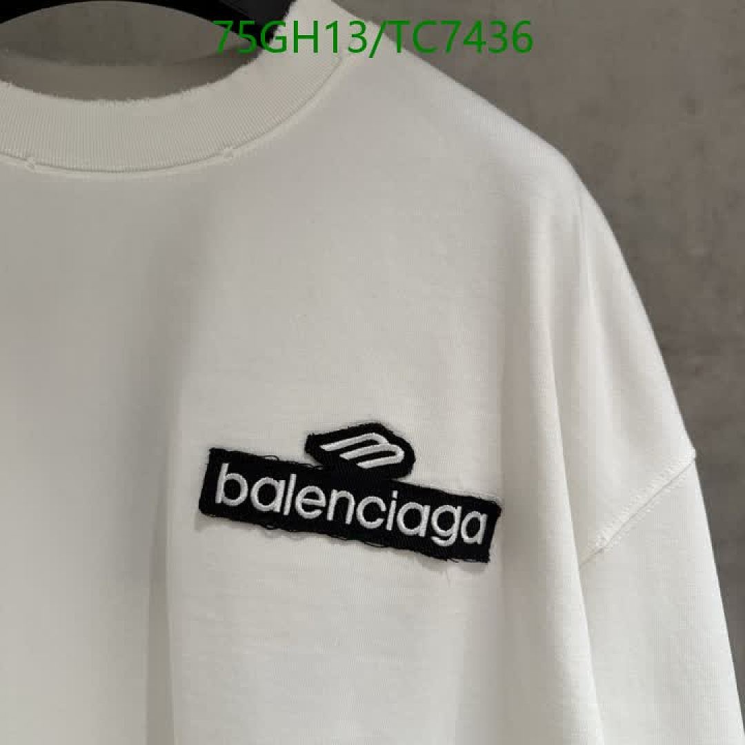Balenciaga-Clothing Code: TC7436 $: 75USD