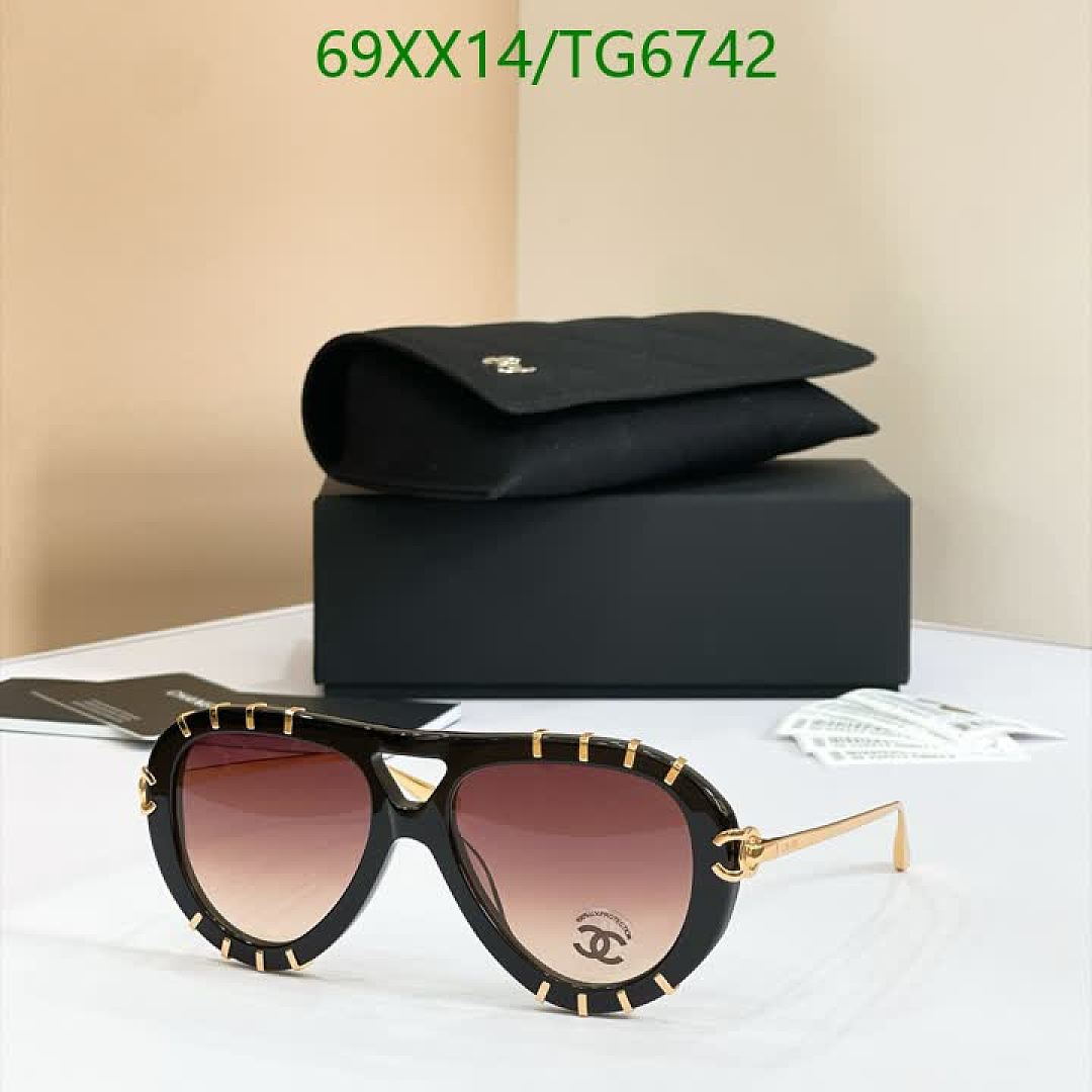 Chanel-Glasses Code: TG6742 $: 69USD