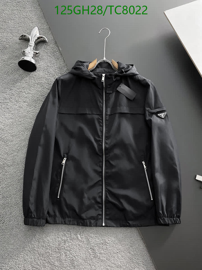 Prada-Clothing Code: TC8022 $: 125USD