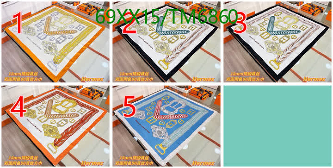 Hermes-Scarves Code: TM6860 $: 69USD