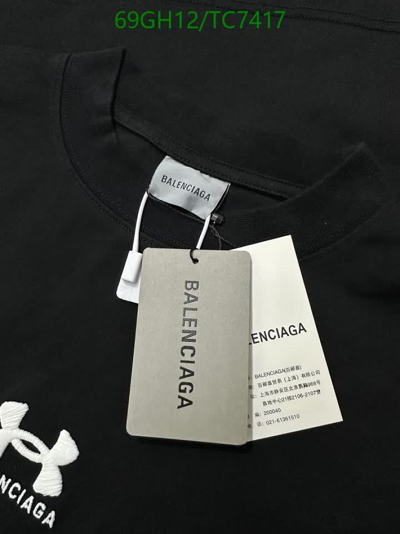 Balenciaga-Clothing Code: TC7417 $: 69USD