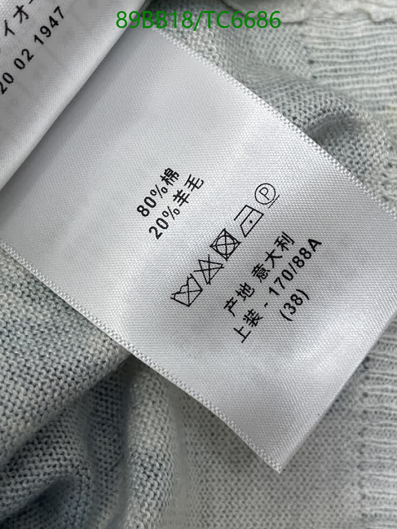 Dior-Clothing Code: TC6686 $: 89USD