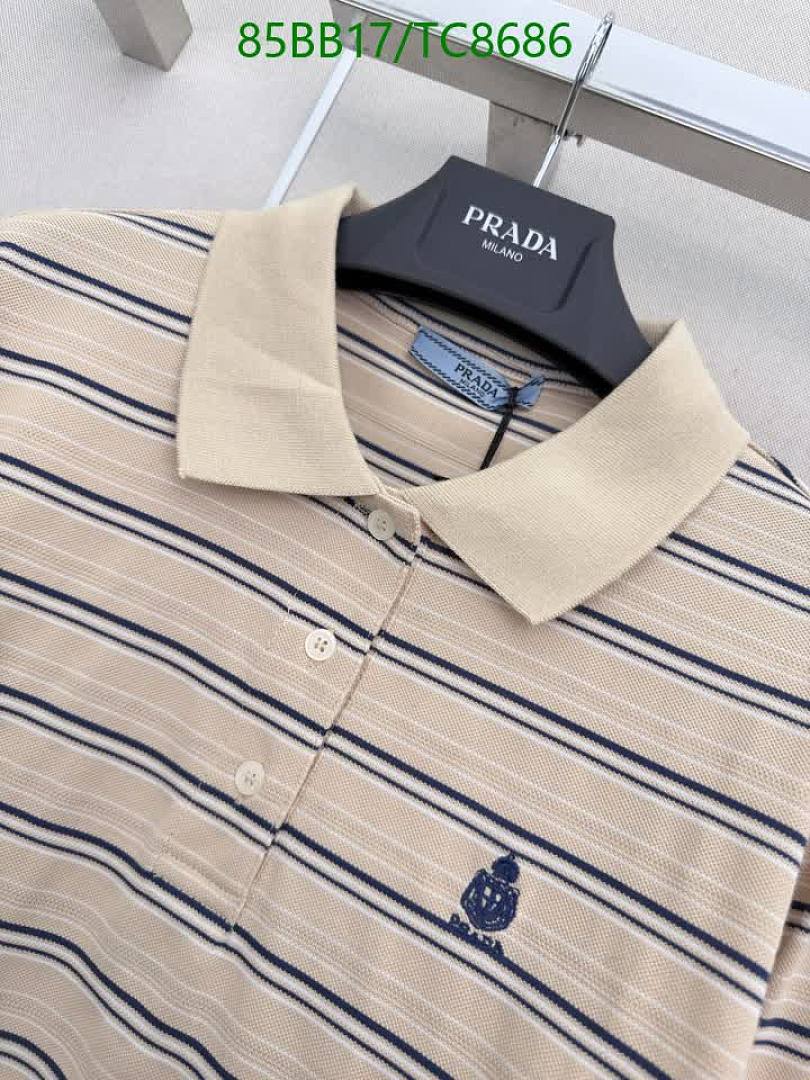 Prada-Clothing Code: TC8686 $: 85USD