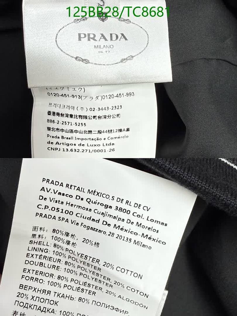 Prada-Clothing Code: TC8681 $: 125USD