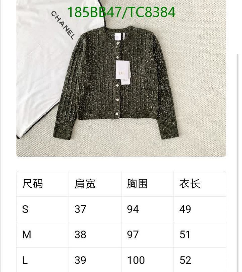 Dior-Clothing Code: TC8384 $: 185USD