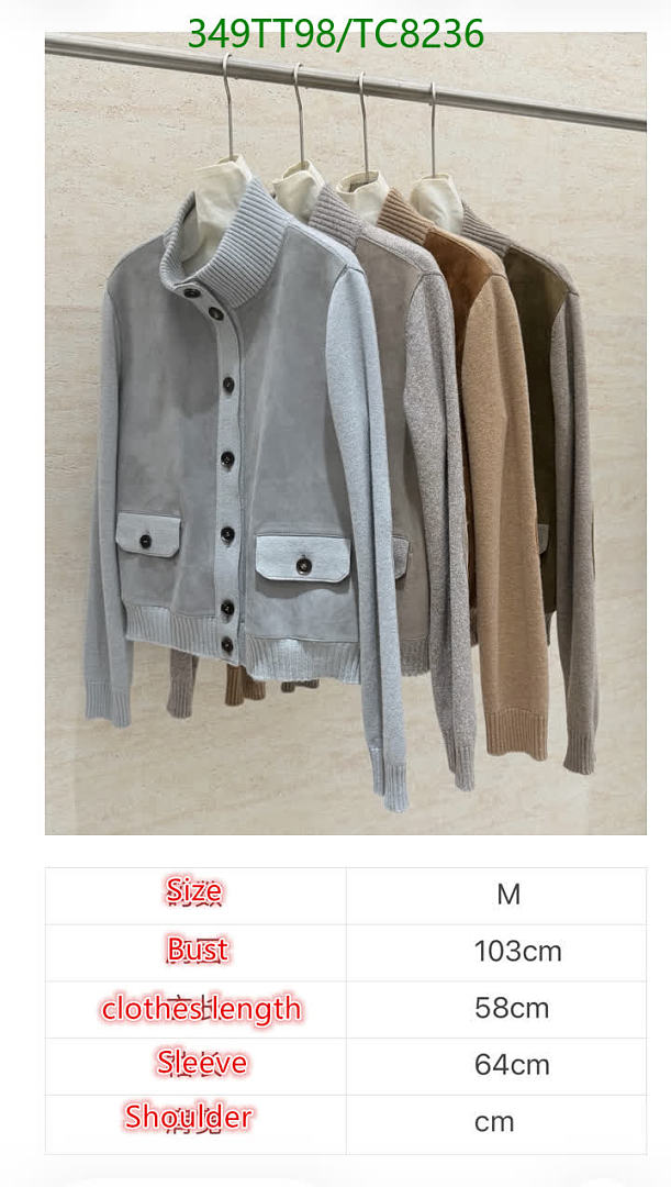 Loro Piana-Down Jackets(Women) Code: TC8236 $: 349USD