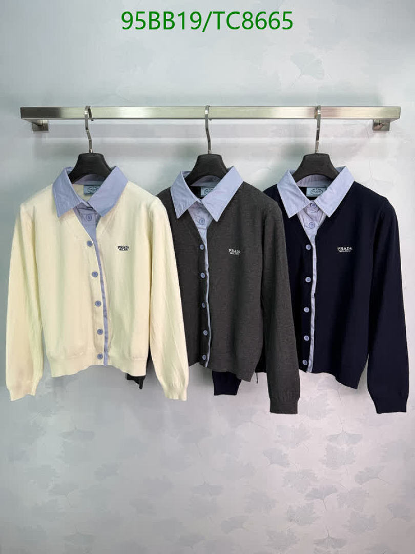 Prada-Clothing Code: TC8665 $: 95USD
