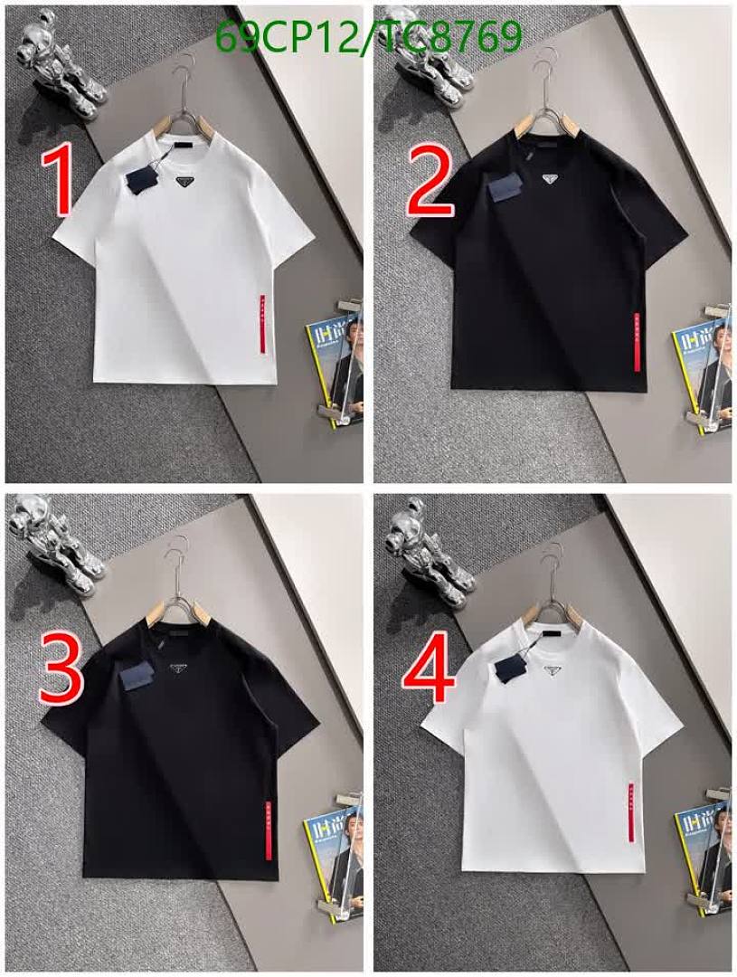 Prada-Clothing Code: TC8769 $: 69USD