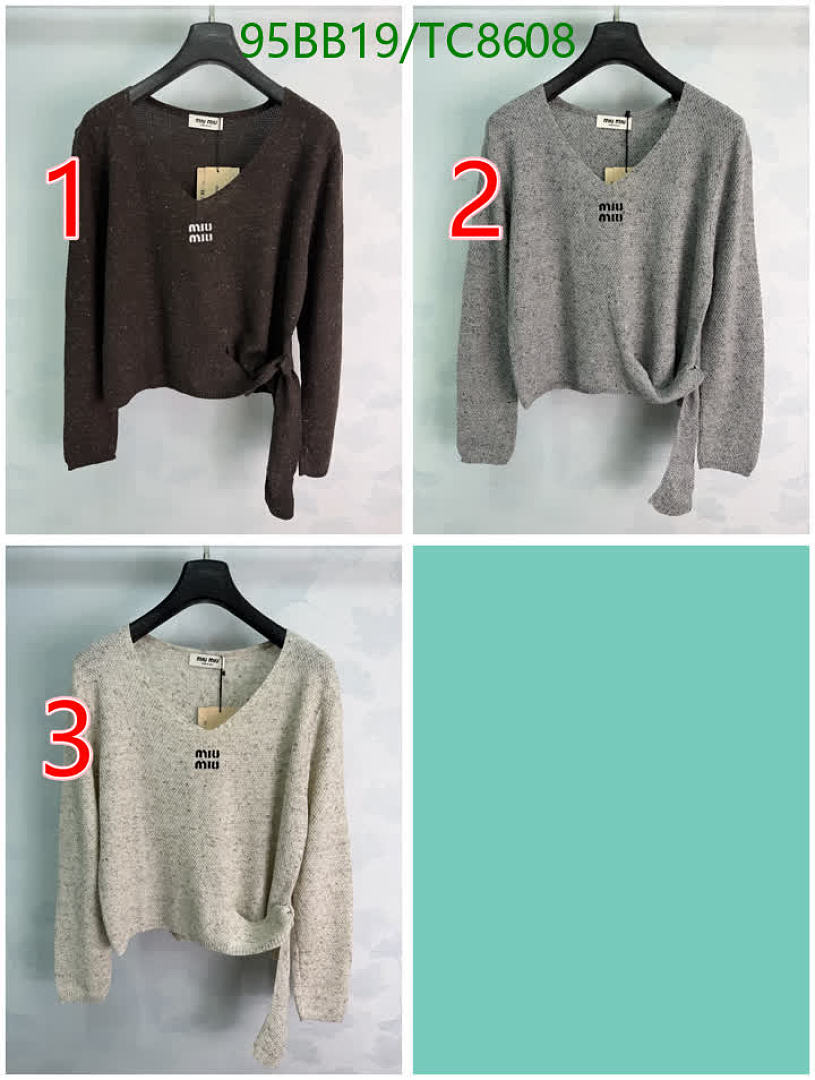 Miu Miu-Clothing Code: TC8608 $: 95USD