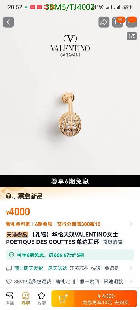 Valentino-Jewelry Code: TJ4002 $: 35USD