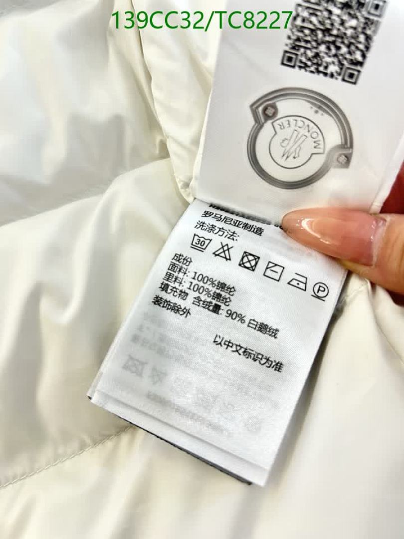 Moncler-Down Jackets(Women) Code: TC8227 $: 139USD