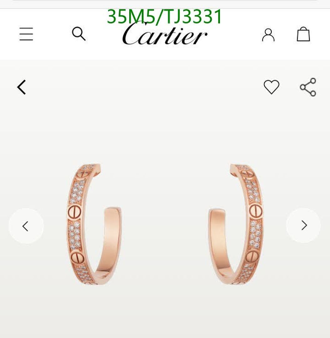 Cartier-Jewelry Code: TJ3331 $: 35USD