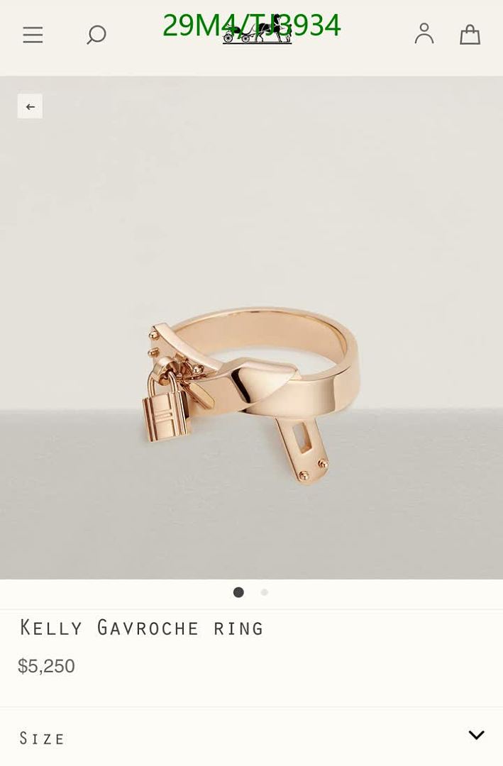 Hermes-Jewelry Code: TJ3934 $: 29USD