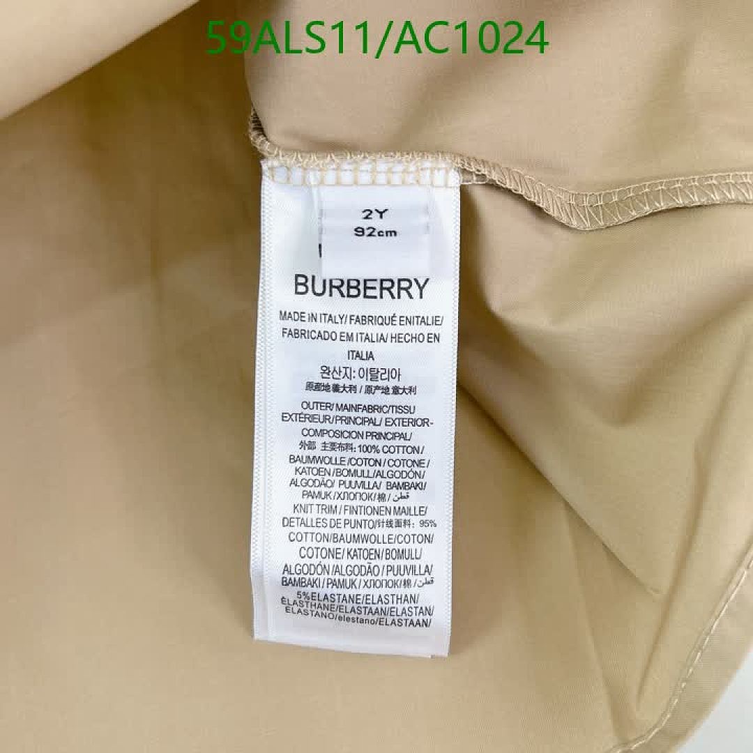 Burberry-Clothing(Kids) Code: AC1024 $: 59USD