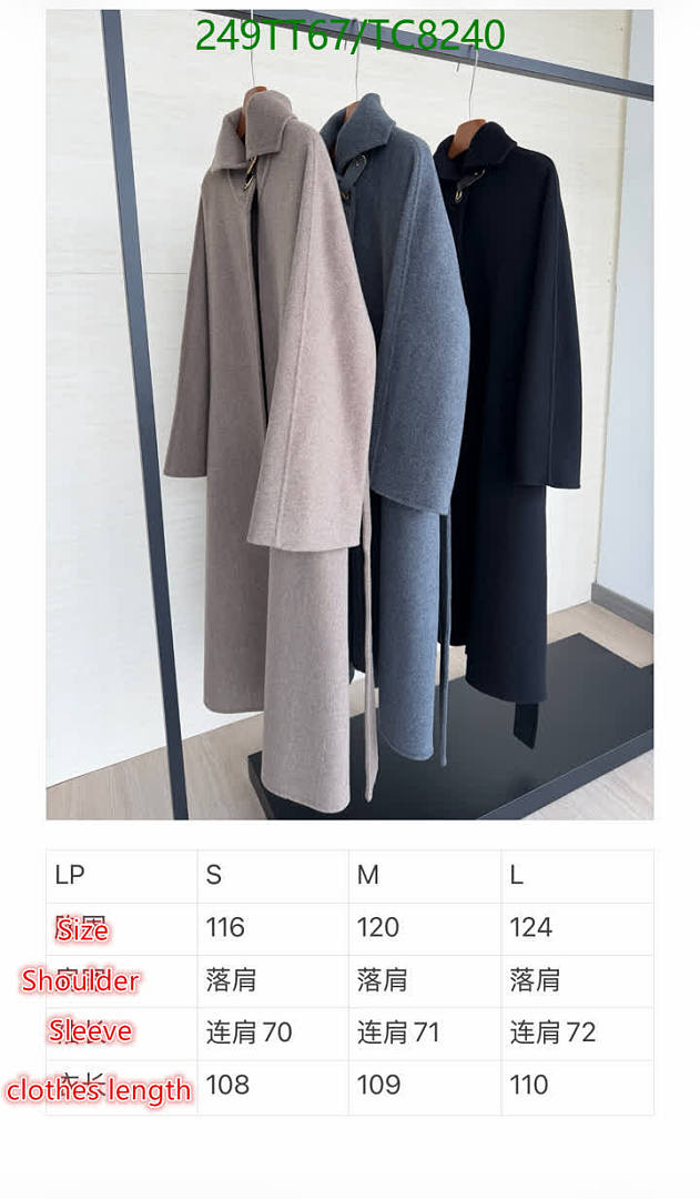 Loro Piana-Down Jackets(Women) Code: TC8240 $: 249USD