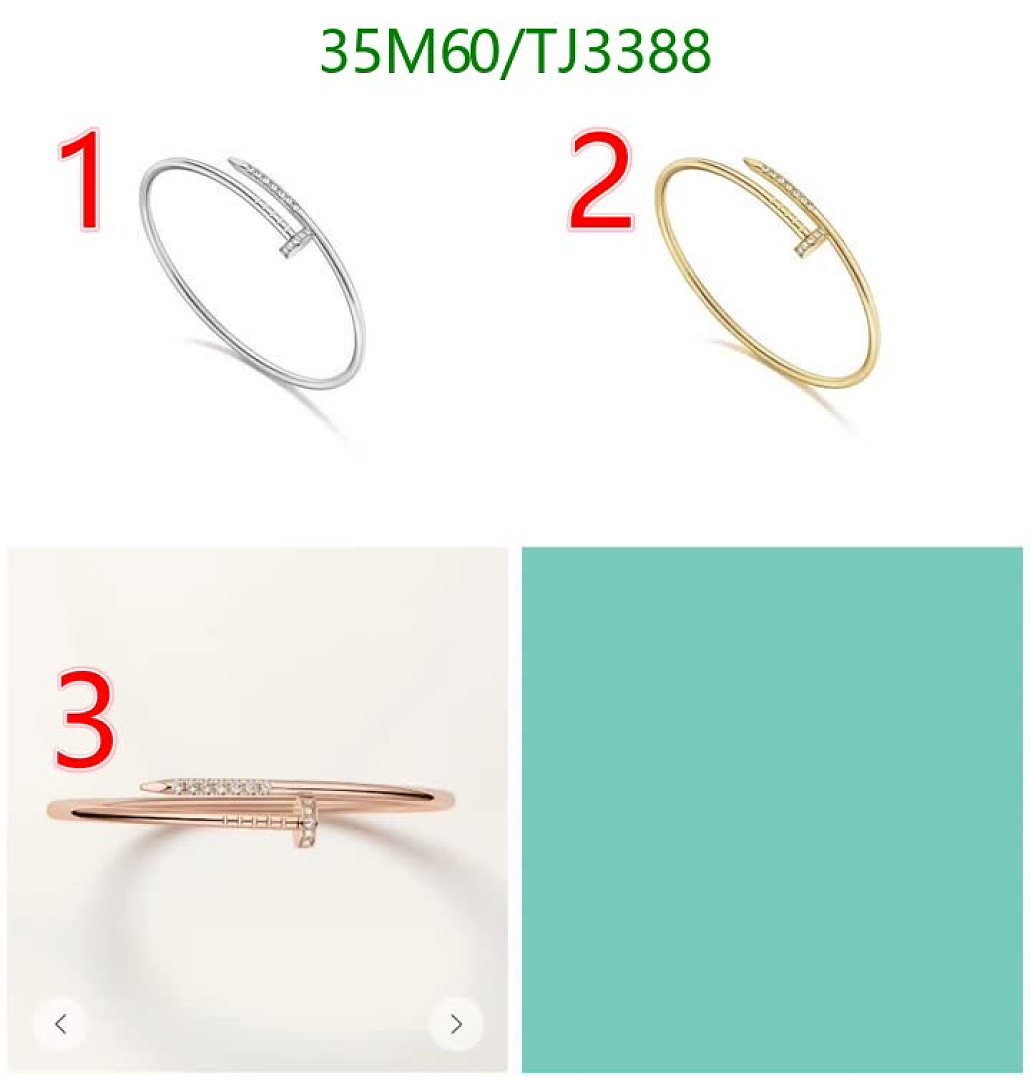 Cartier-Jewelry Code: TJ3388 $: 35USD