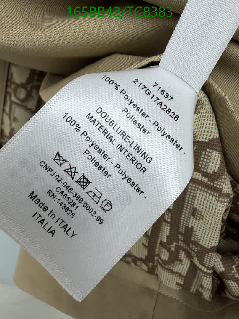 Dior-Clothing Code: TC8383 $: 165USD