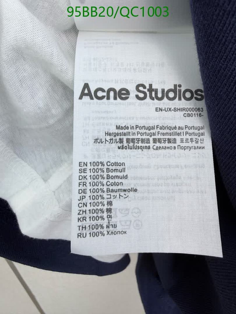 Acne Studios-Clothing Code: QC1003 $: 95USD