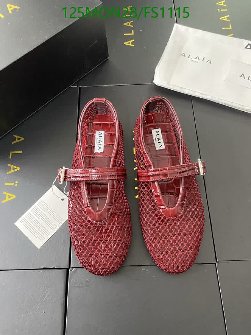 Alaia-Women Shoes Code: FS1115 $: 125USD