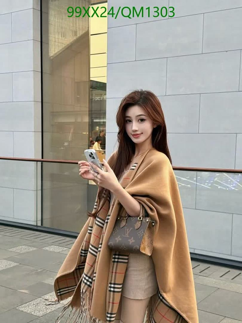 Burberry-Scarves Code: QM1303 $: 99USD