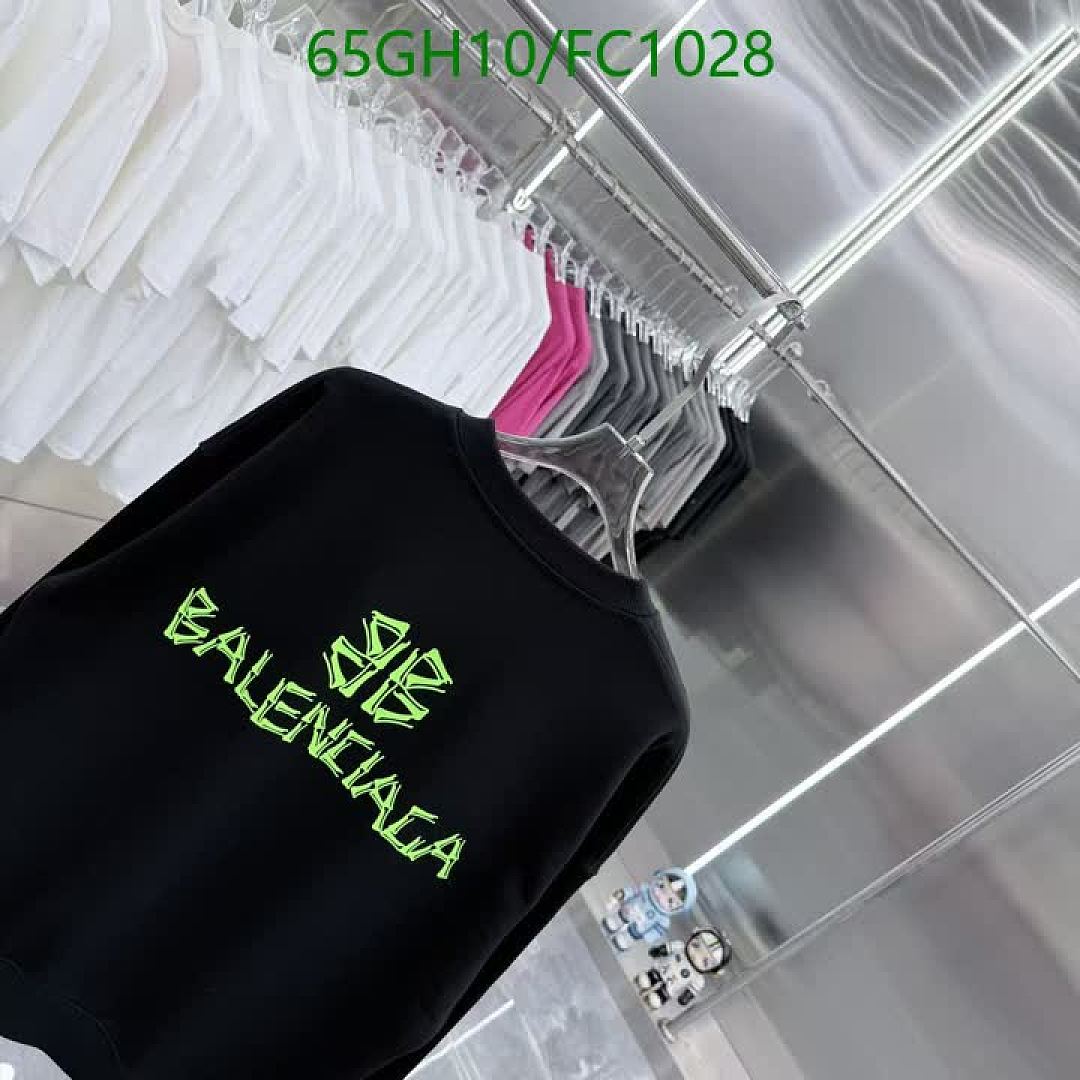 Balenciaga-Clothing Code: FC1028 $: 65USD