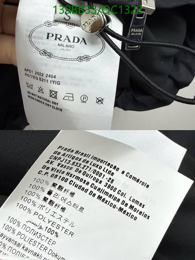 Prada-Clothing Code: QC1322 $: 139USD
