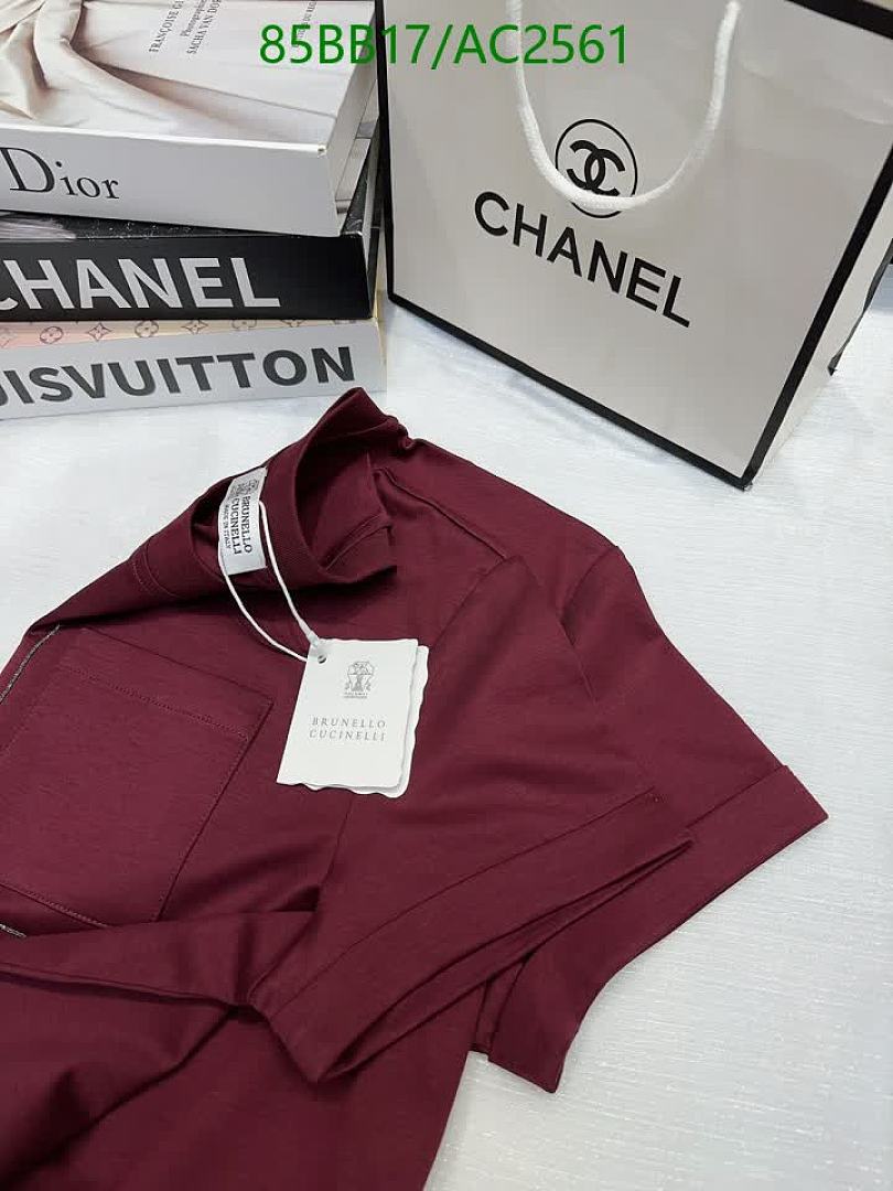Brunello Cucinelli-Clothing Code: AC2561 $: 85USD