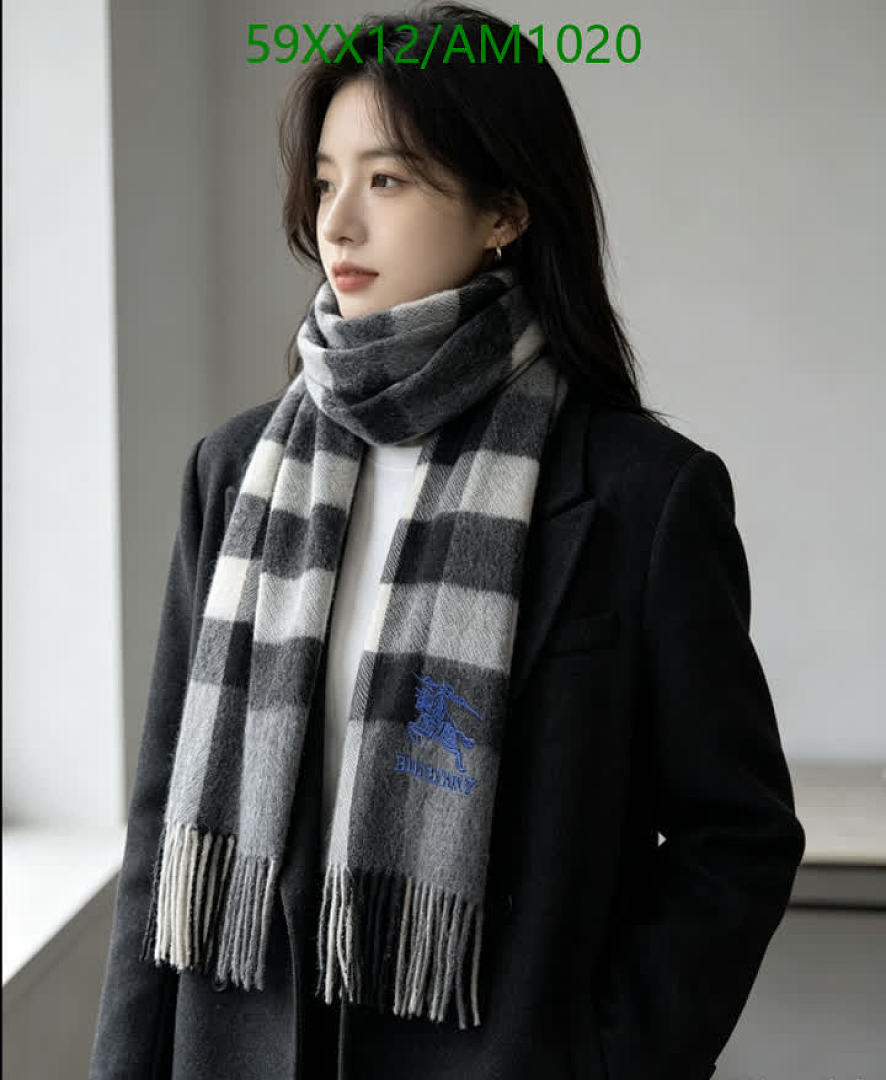 Burberry-Scarves Code: AM1020 $: 59USD