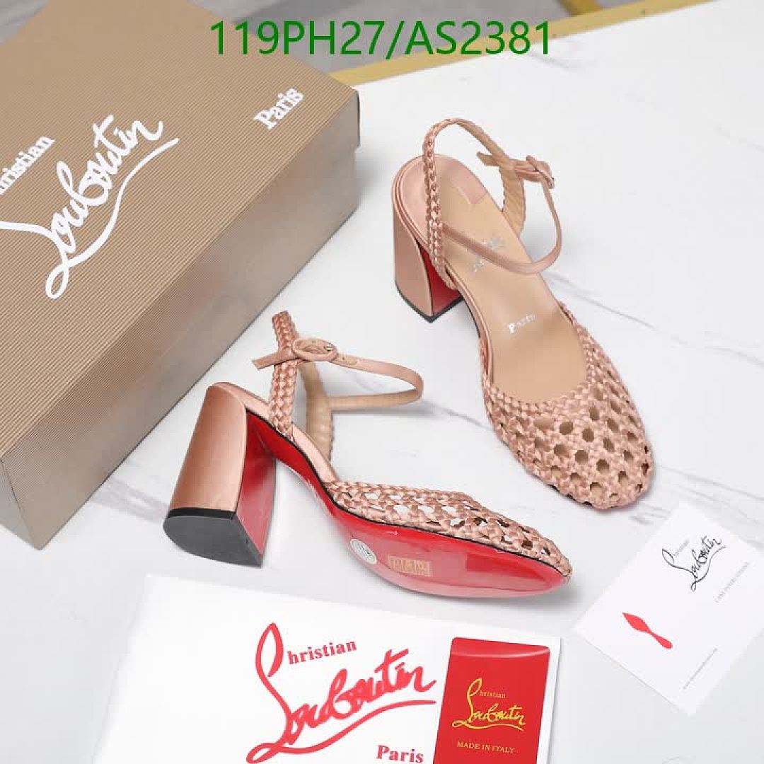 Christian Louboutin-Women Shoes Code: AS2381 $: 119USD