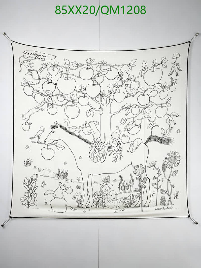 Hermes-Scarves Code: QM1208 $: 85USD