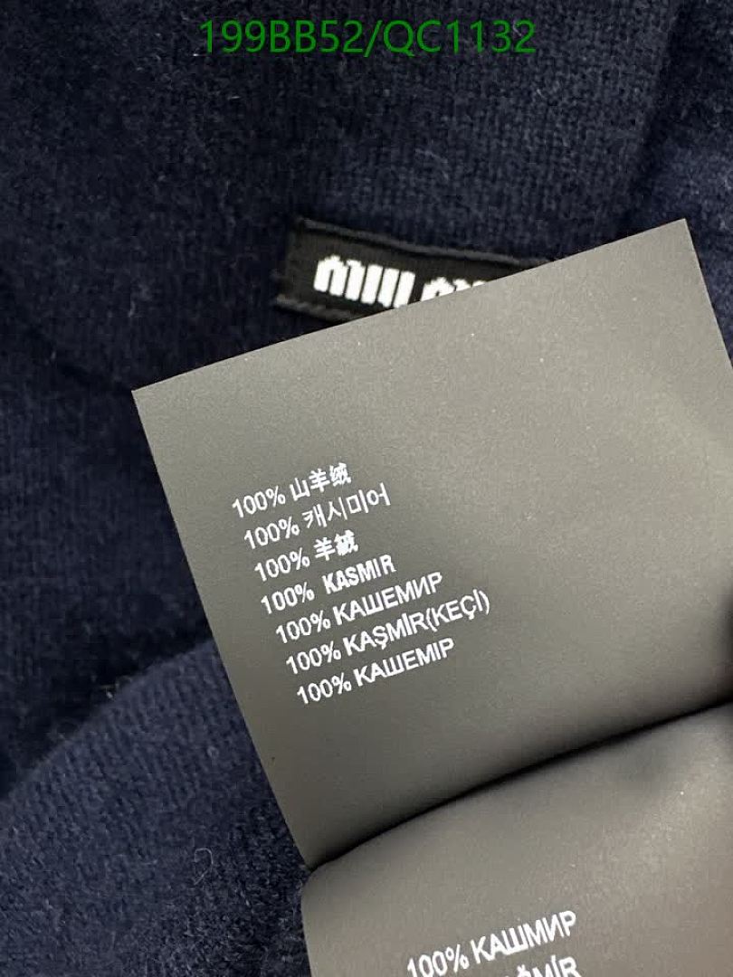 Miu Miu-Clothing Code: QC1132 $: 199USD