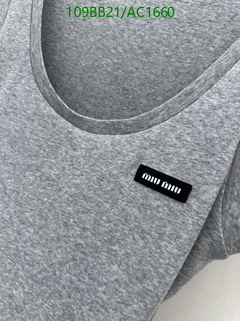 Miu Miu-Clothing Code: AC1660 $: 109USD