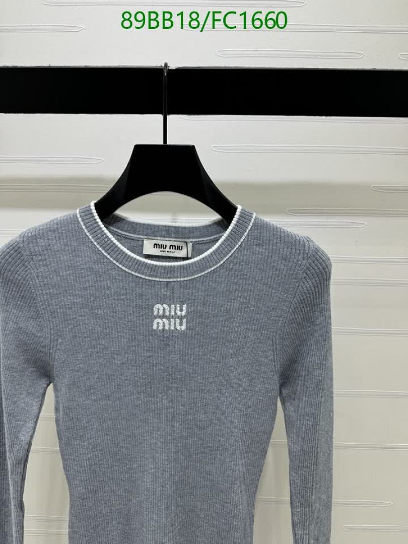 Miu Miu-Clothing Code: FC1660 $: 89USD