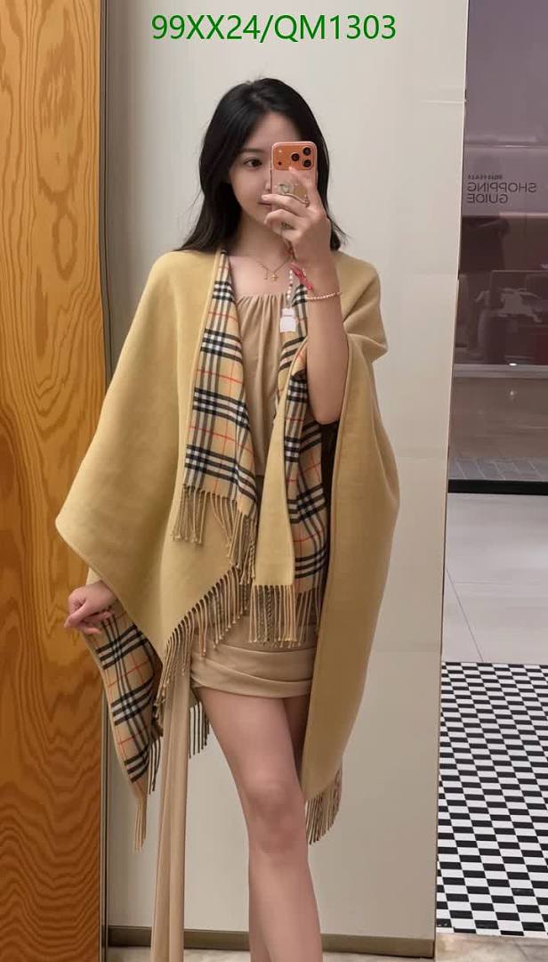 Burberry-Scarves Code: QM1303 $: 99USD