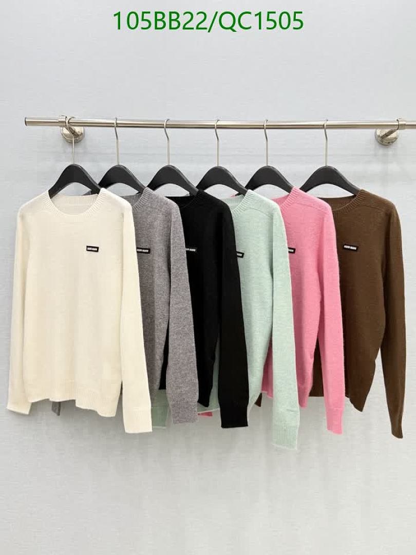 Miu Miu-Clothing Code: QC1505 $: 105USD