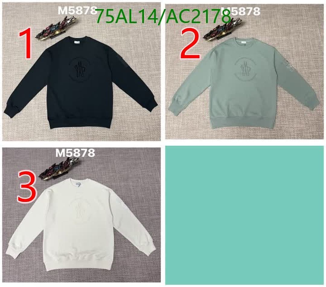 Moncler-Clothing Code: AC2178 $: 75USD