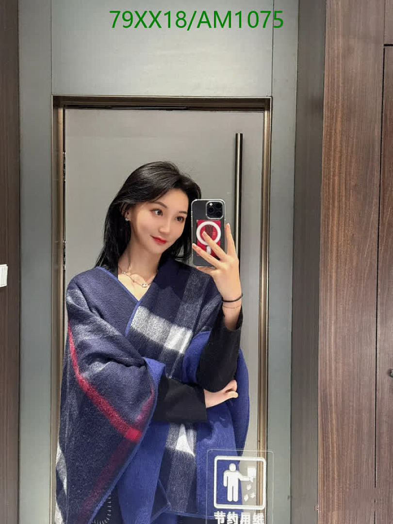 Burberry-Scarves Code: AM1075 $: 79USD